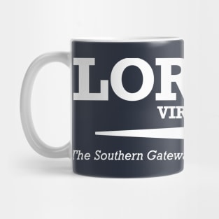 Lorton, VA - White Print Mug